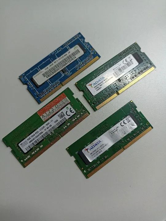 MEMÓRIA RAM NOTEBOOK | DDR3, DDR4 | 2GB, 4GB