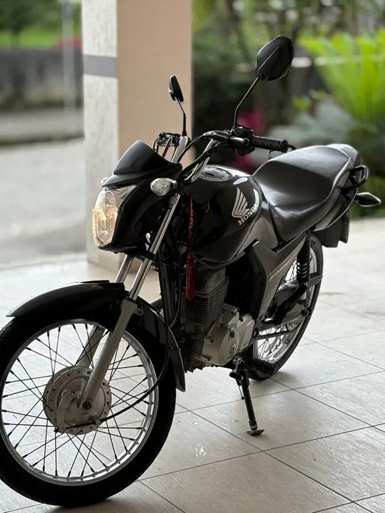 Honda CG 125 Fan - 2016 - Preta - Foto 3