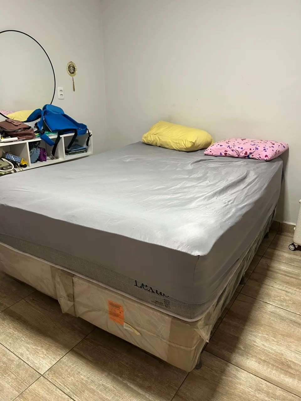 Cama Box Casal Leaus