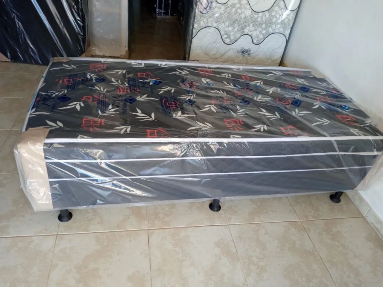 Cama Box solteiro nova promoção só 319,99 em até 10x sem juros no cartão 