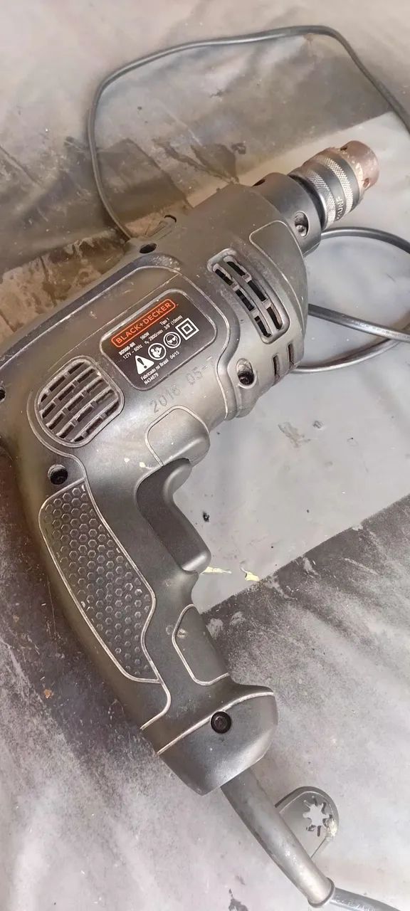 Furadeira black decker bd500 127v 10mm