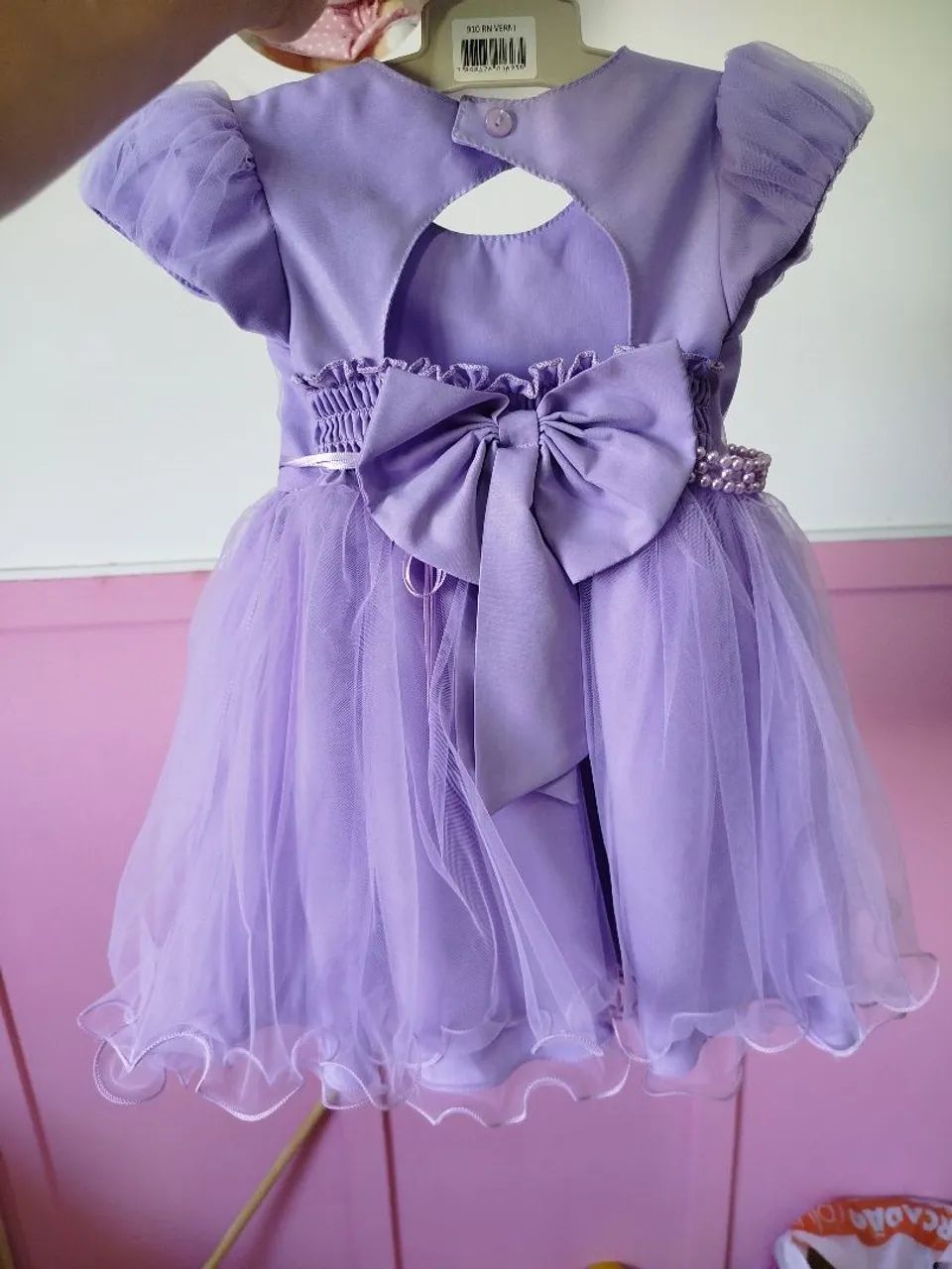 Vestido bebê Tamanho G novo  - Foto 2