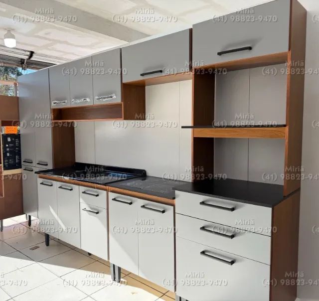 COZINHA COMPACTA 6 PEÇAS - MODERNA E FUNCIONAL!  SEM TAMPO - Foto 4