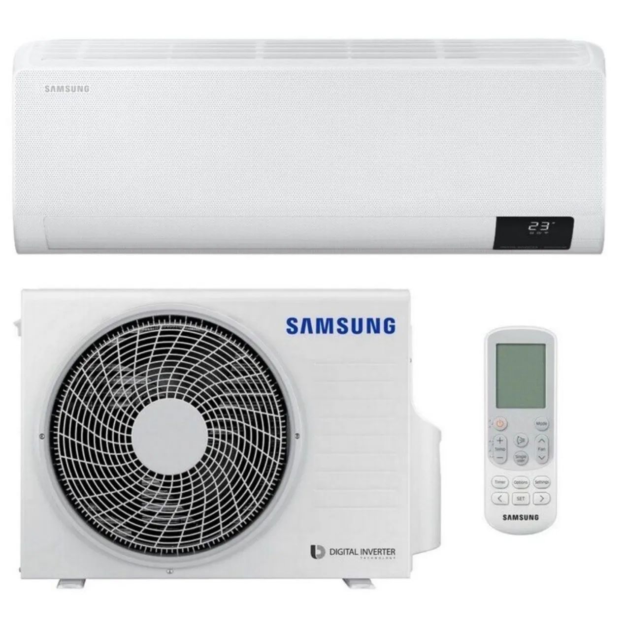 AR CONDICIONADO SPLIT INVERTER SAMSUNG WINDFREE CONECT 24000 BTUS 