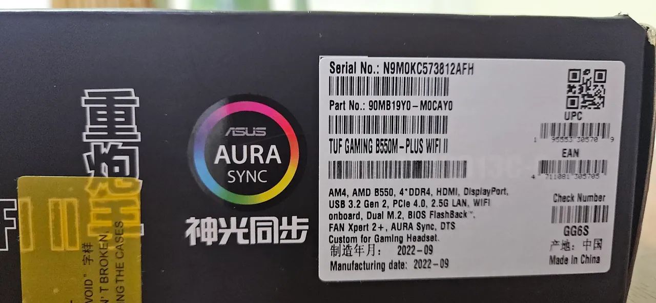 Placa mãe Asus b550m plus wifi2 - Foto 4