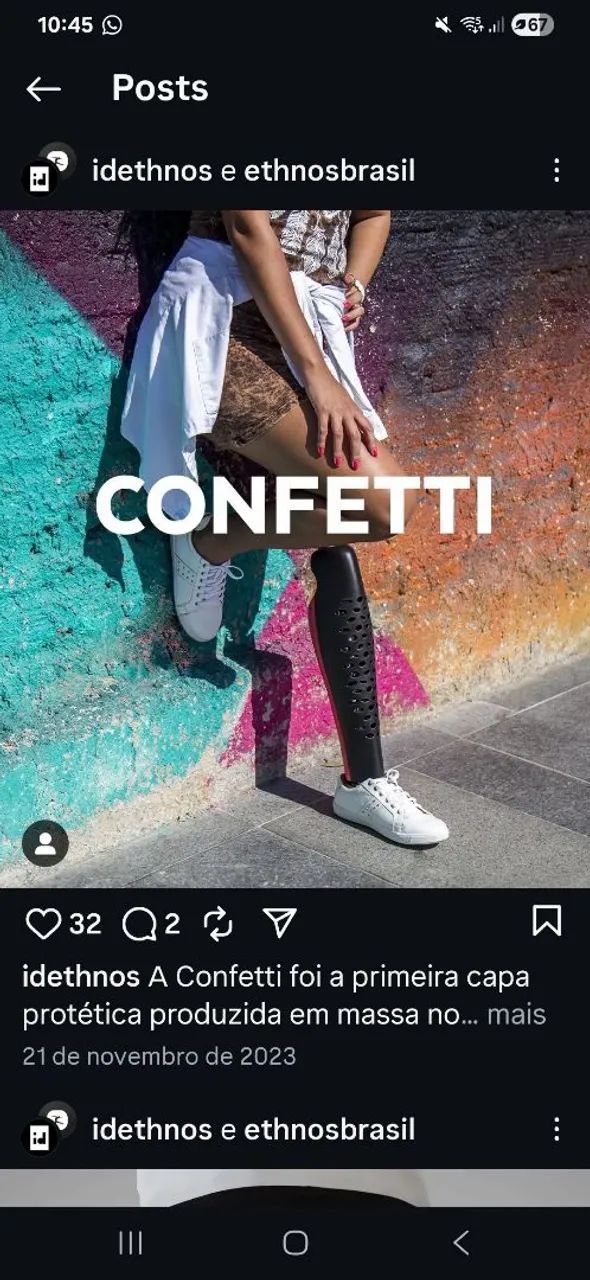 Vendo capa para protese mecânica perna  - Foto 5