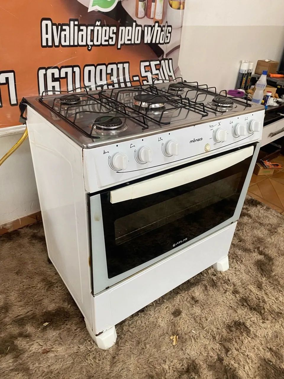 Fogão atlas Mônaco 5 bocas (entrego) - Foto 3