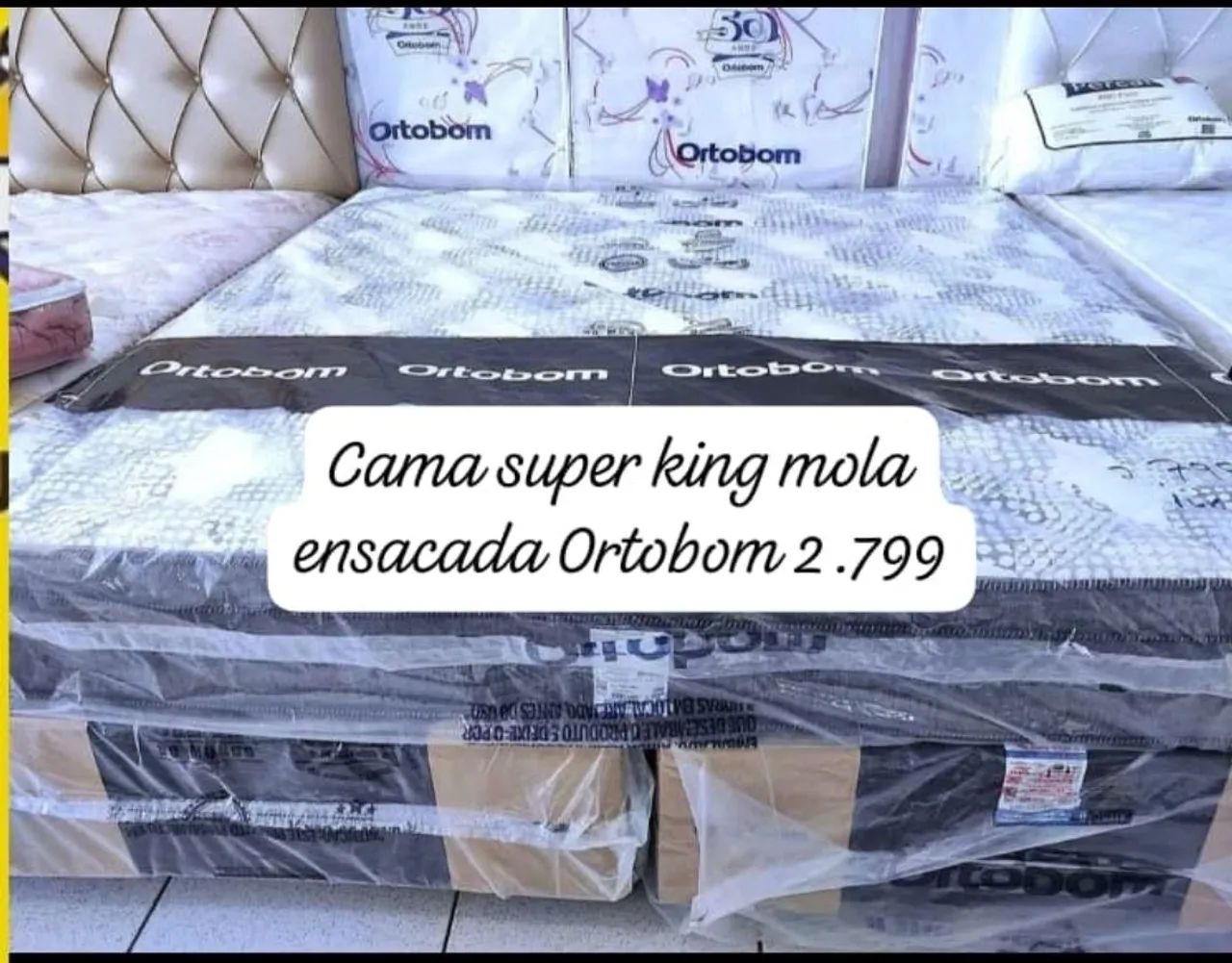 Cama Super King Mola Ensacada Ortobom