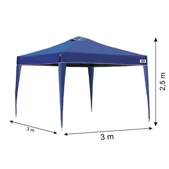 Vendo tenda 3x3 semi nova
