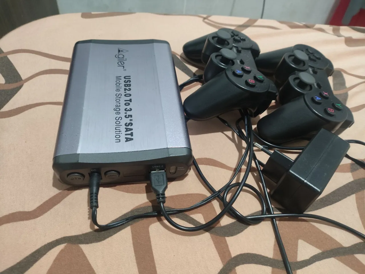 Troco em fonte de pc alimentação de 8pino placa Case para HD 3.5" Agiler c/ Controladores