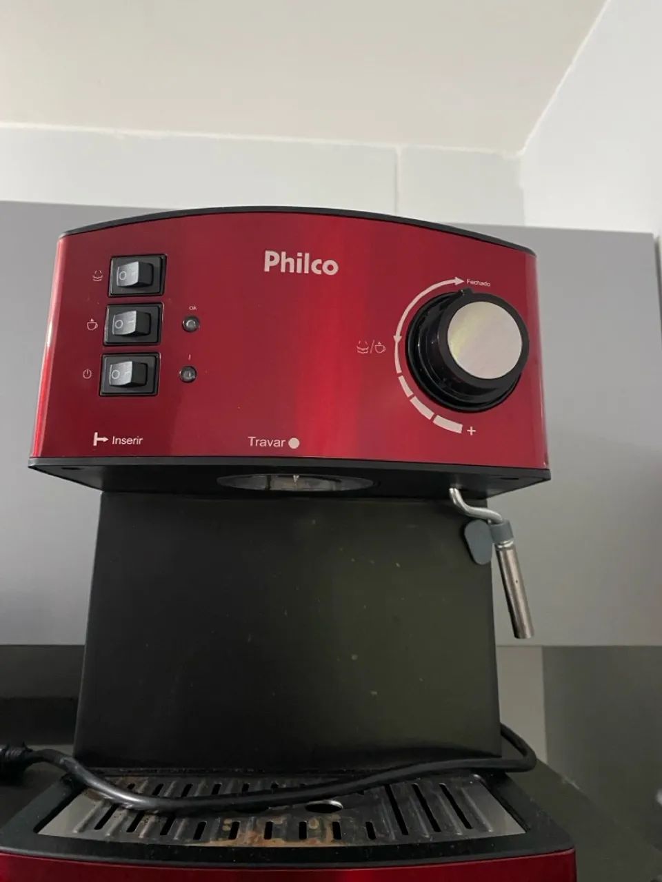 Cafeteira Expresso e cápsulas Philco 20 Bar Inox Red - Foto 5