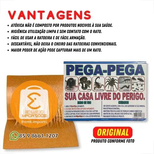 Ratoeira Adesiva Pega-Pega Cia Brasil PE-1868 - Foto 4