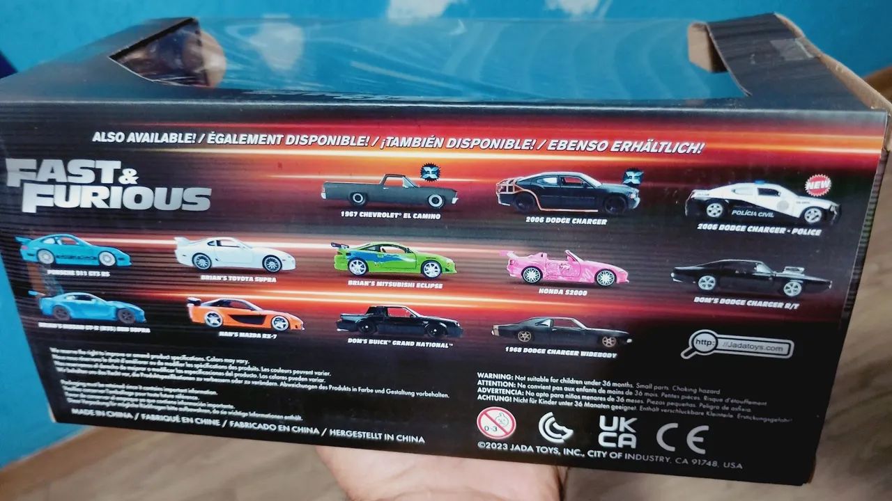 Jada 1:24 Mitsubishi Lancer Velozes e Furiosos  - Foto 3