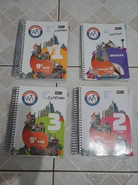 Livros didáticos Sistema FTD 9 ano 