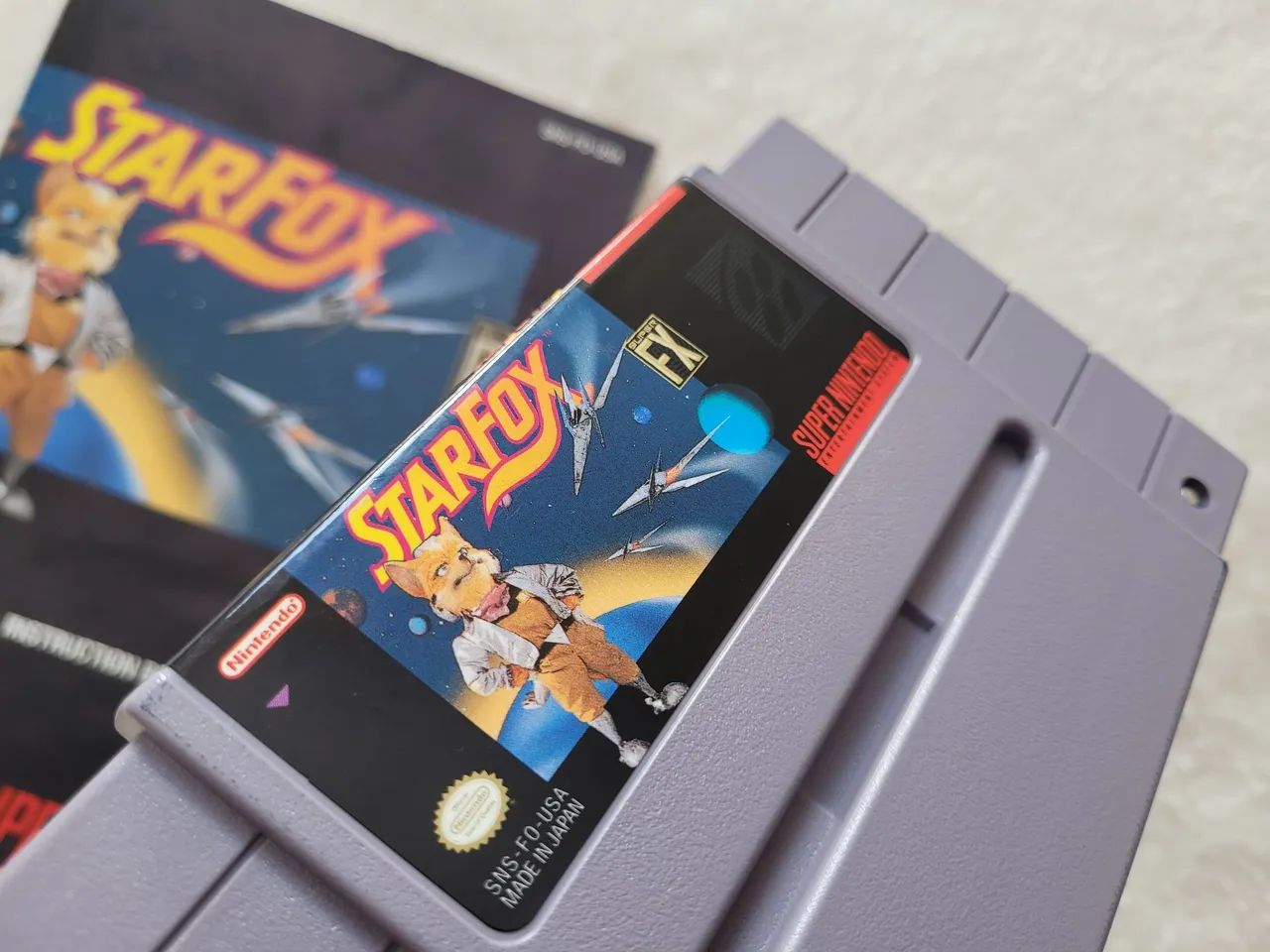 Star Fox  - Super Nintendo snes original  - Foto 3