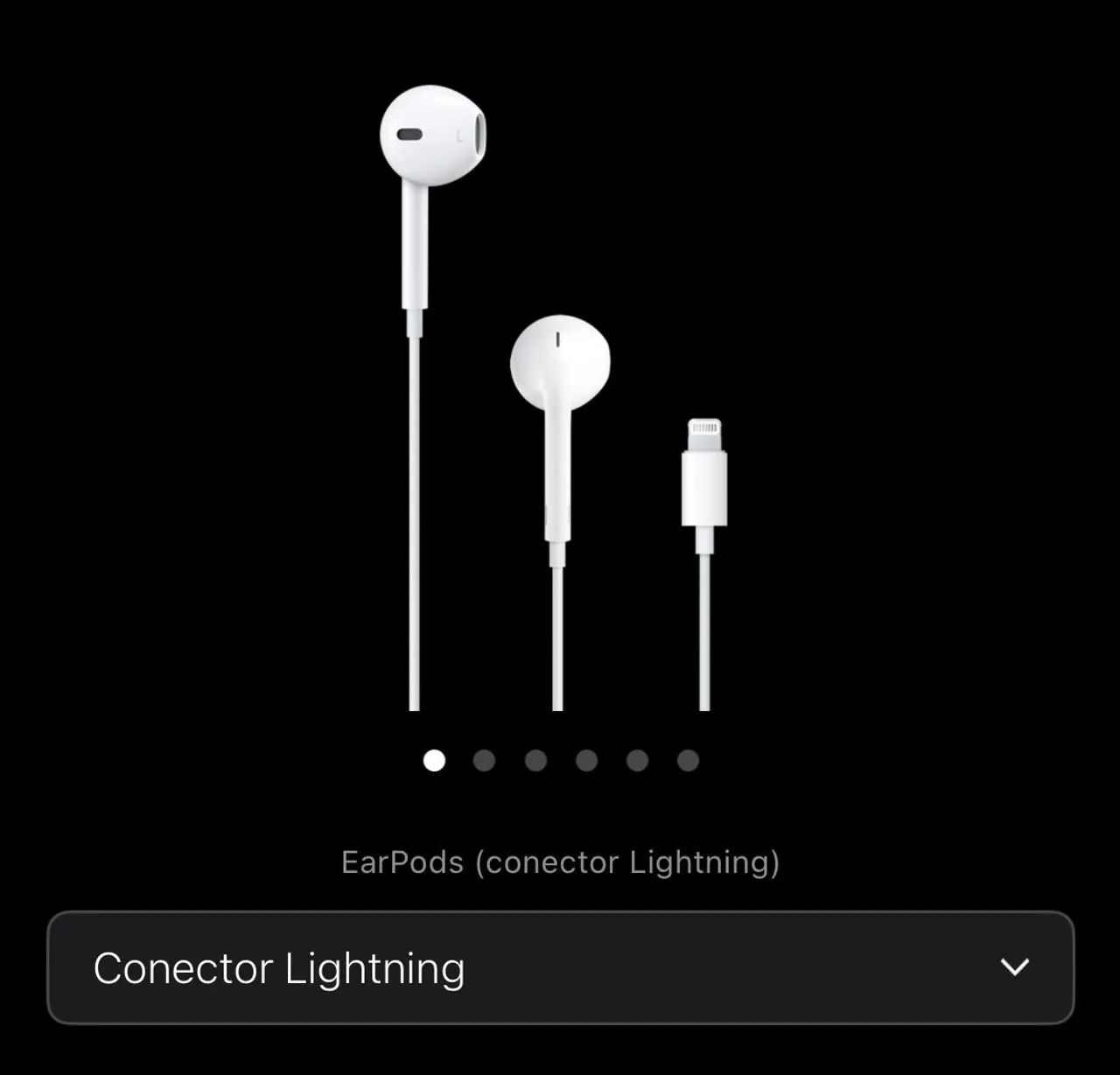EarPods com conector Lightning - Foto 4