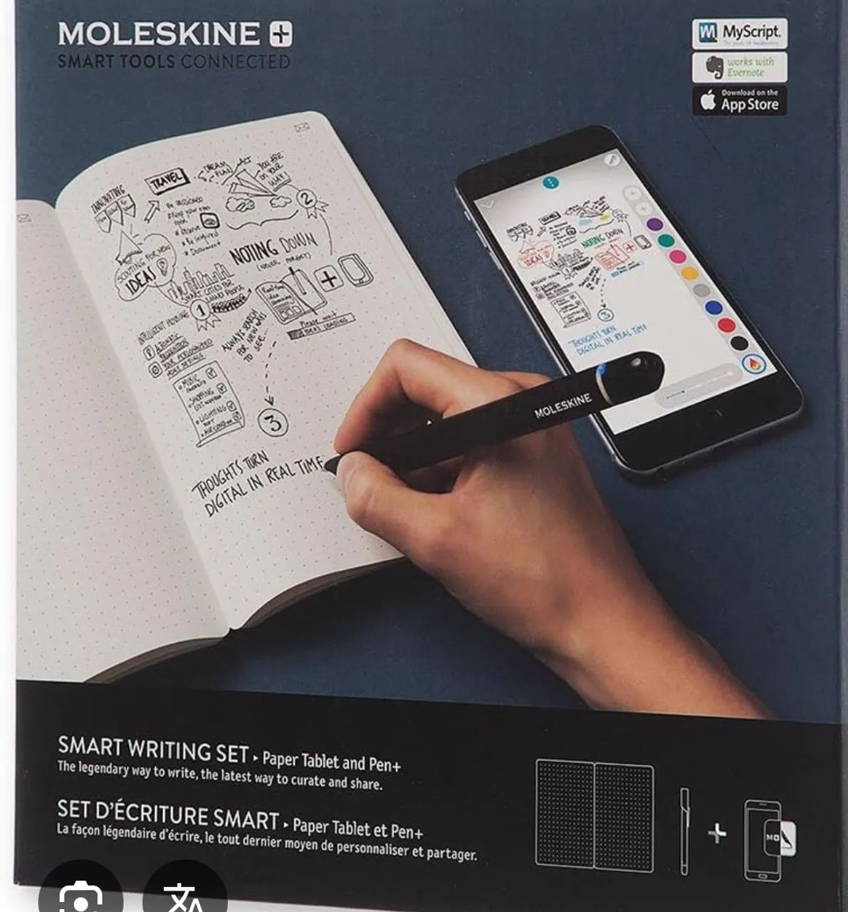 Kit Caderno Smart Moleskine com caneta (original e lacrado) - Foto 4