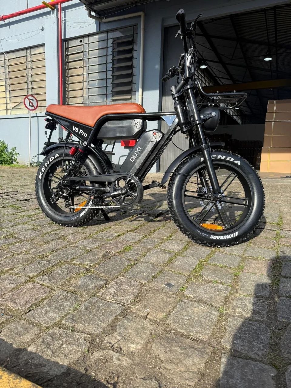 Bike Elétrica V8 Pro Max Dupla Bateria. Nova Com Garantia