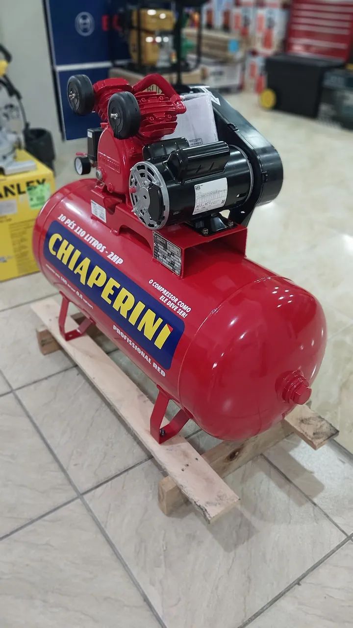 Compressor de ar 110L Chiaperini Profissional 2hp 140psi (Loja) - Foto 3