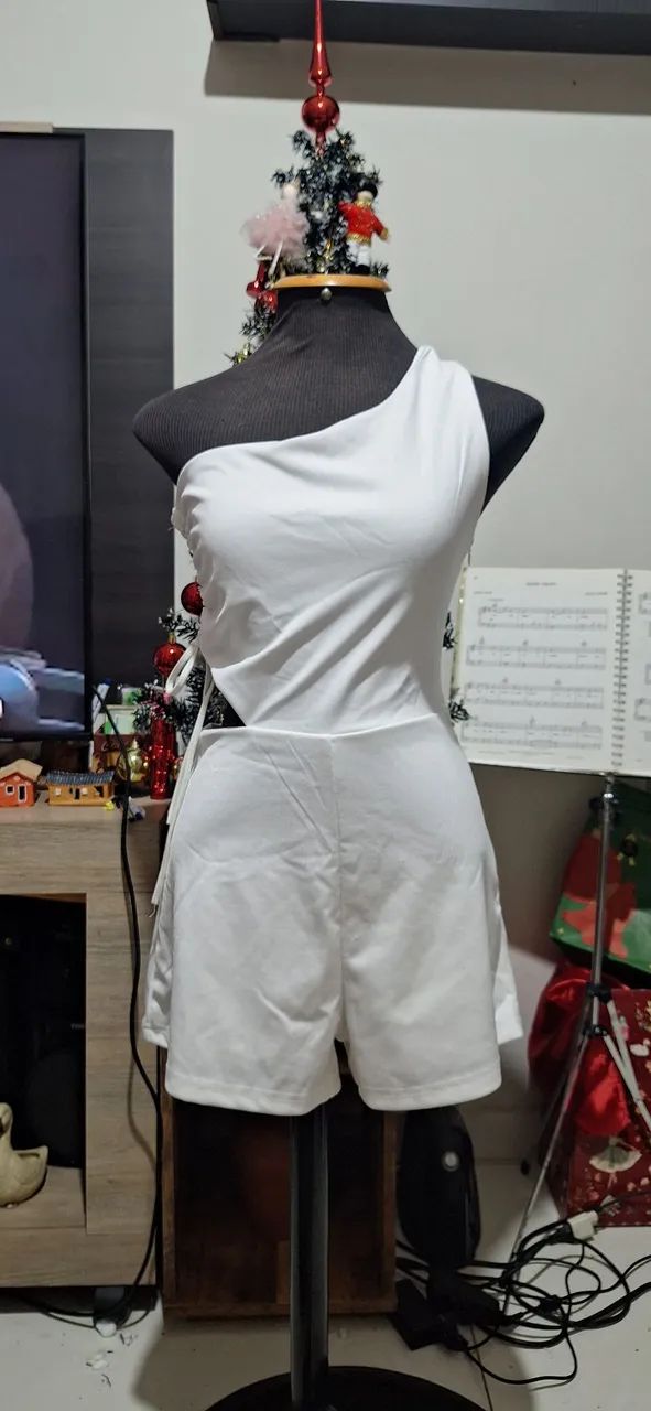 Macaquinho branco ano novo