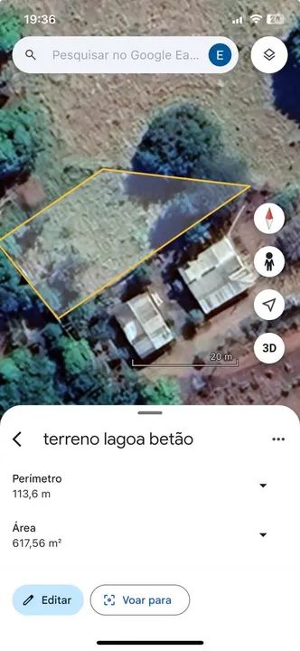 Terreno na vila industrial/lagoa aprox 650mt2