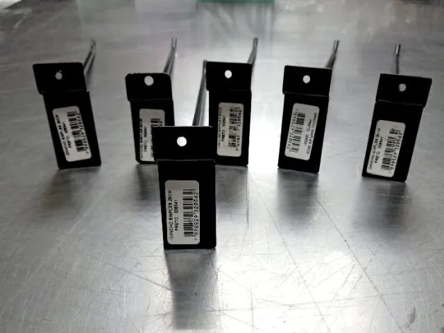 50 Ganchos 25cm Parede Canaletada NOVO - Foto 4