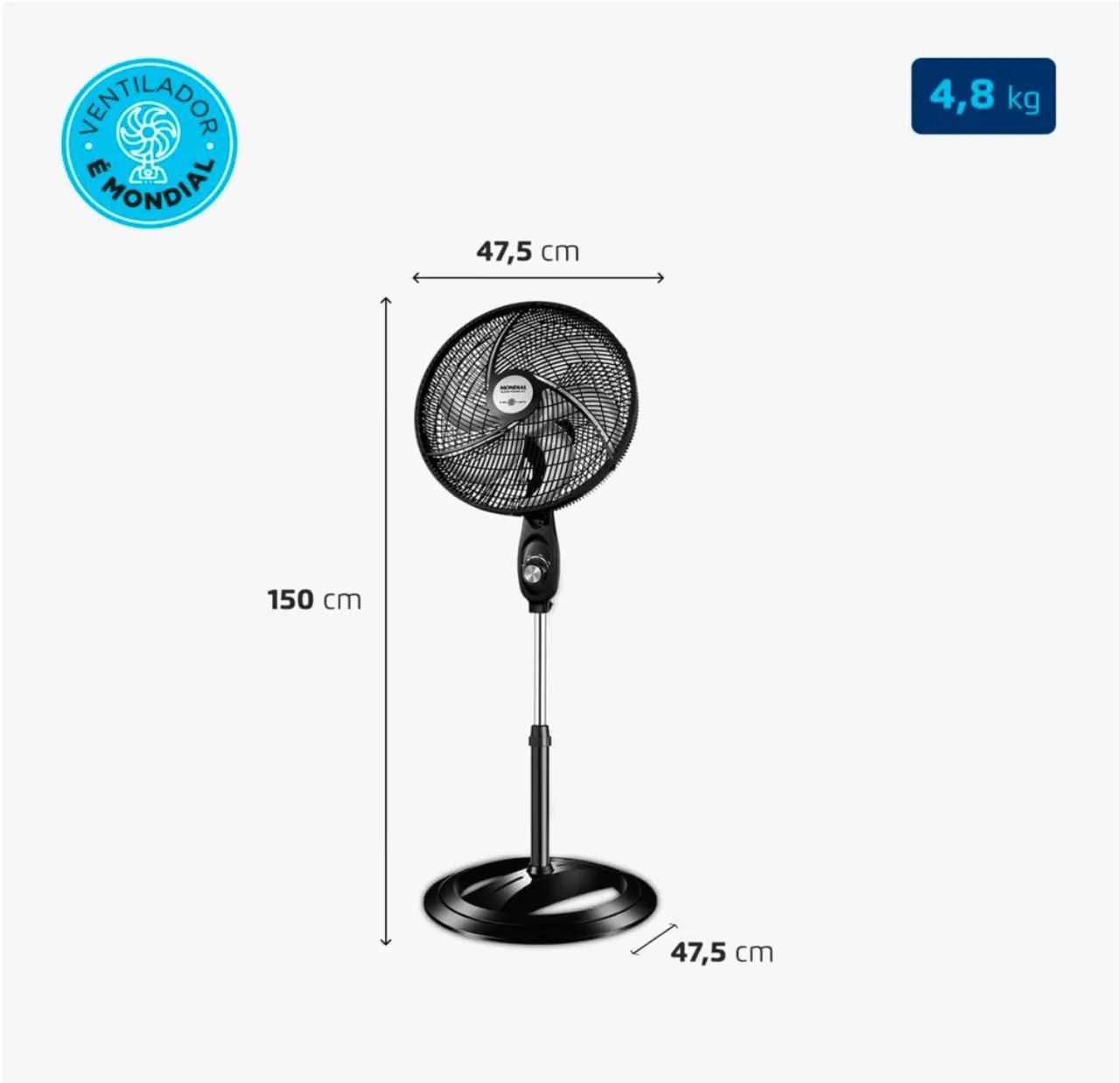 Ventilador coluna MONDIAL [NOVO / NA CAIXA] - Foto 3