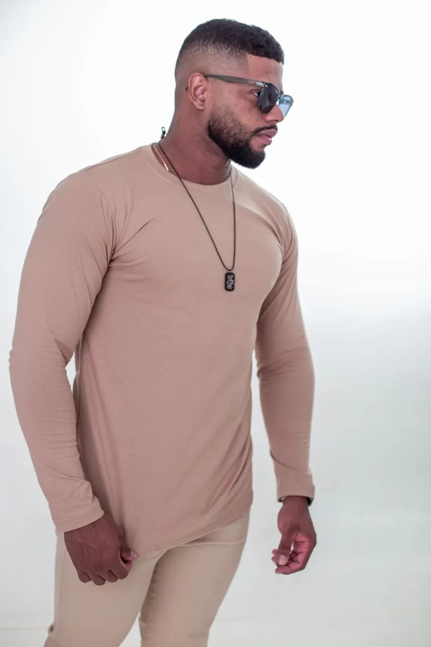 Camisa Manga Longa Masculina - Foto 4
