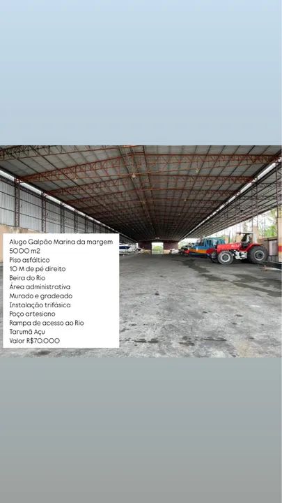 Alugo Galpão 5.000m2 Tarumã  - Foto 3