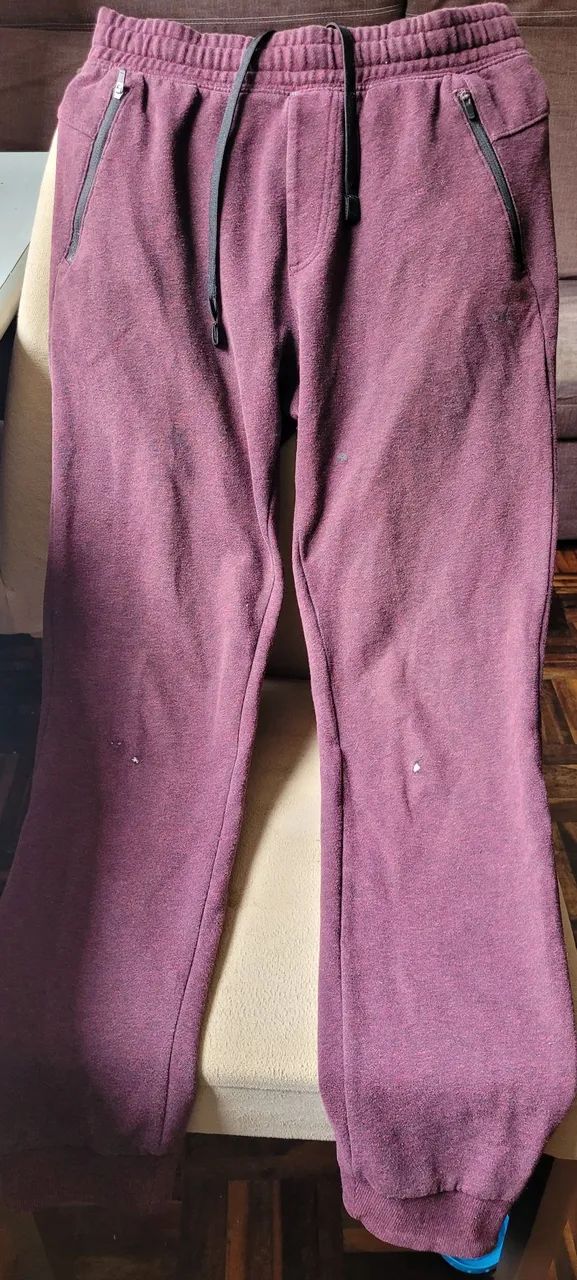 Calça de Moletom Masculina P/M - Foto 2
