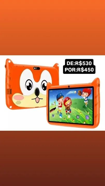 Tablet Infantil 7 polegadas - Novo