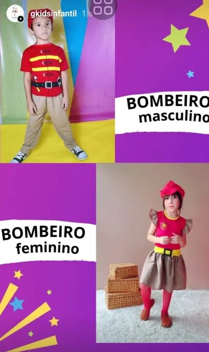 Fantasia Infantil de 1 até 9 anos Masculina - Foto 3