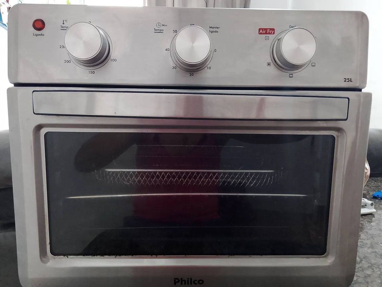 Forno elétrico air fry Philco 25L