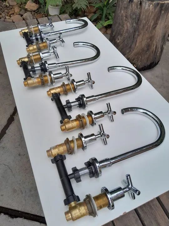 Torneira misturador para lavatório - perflex Titânio  - Foto 4