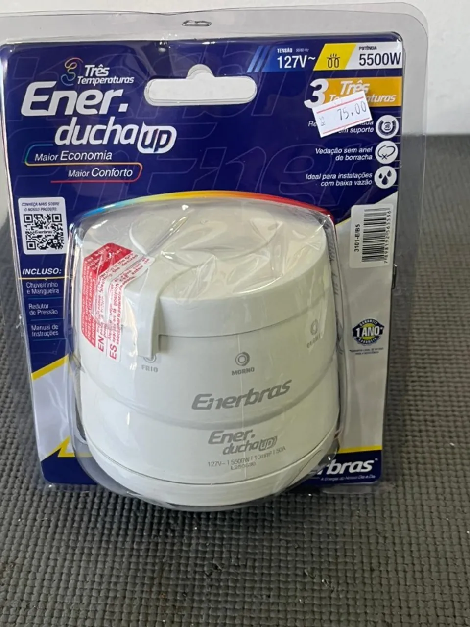 CHUVEIRO ENERBRAS ENERDUCHA 3T - 127V