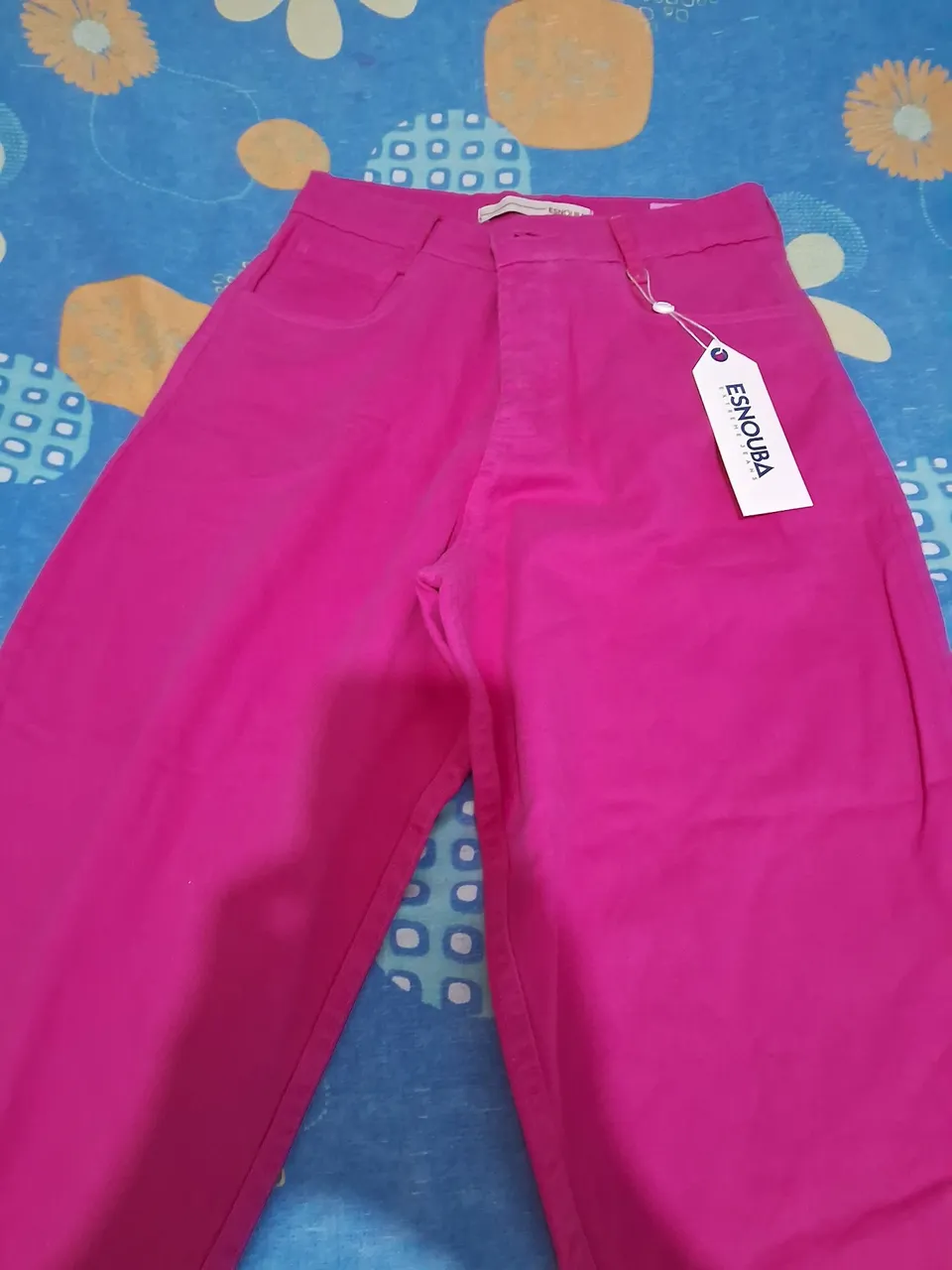 Calça Rosa ESNOUBA - Nova com Etiqueta