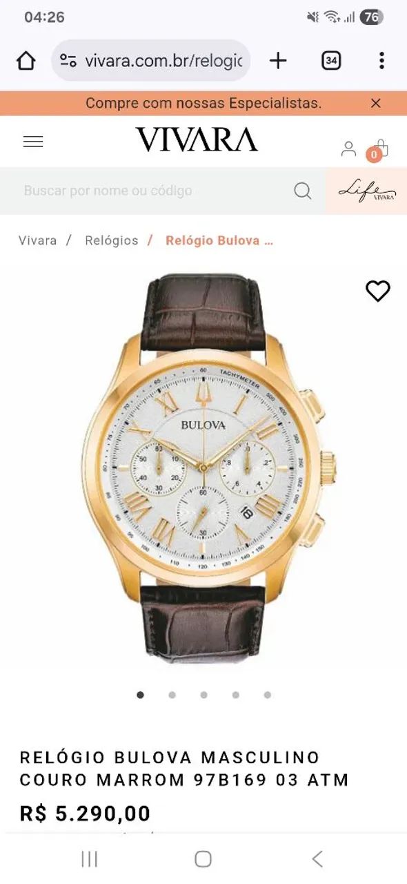 Relógio Bulova Wilton 97B169
