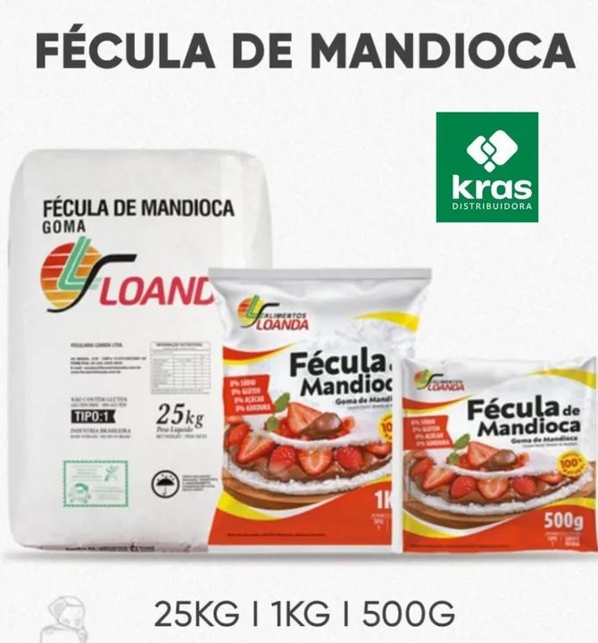 Polvilho Azedo e Doce, Fécula e - Foto 3