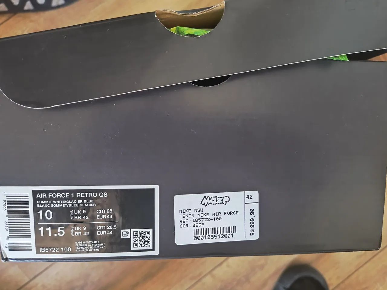 Tênis Nike Air force Low Retro Easter Basket 42 - Foto 4