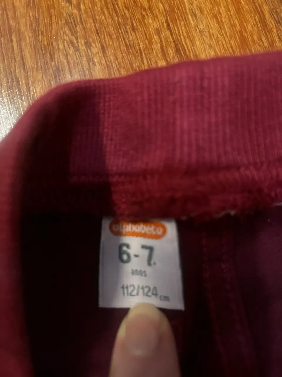 Calça Sarja Infantil Alphabeto 