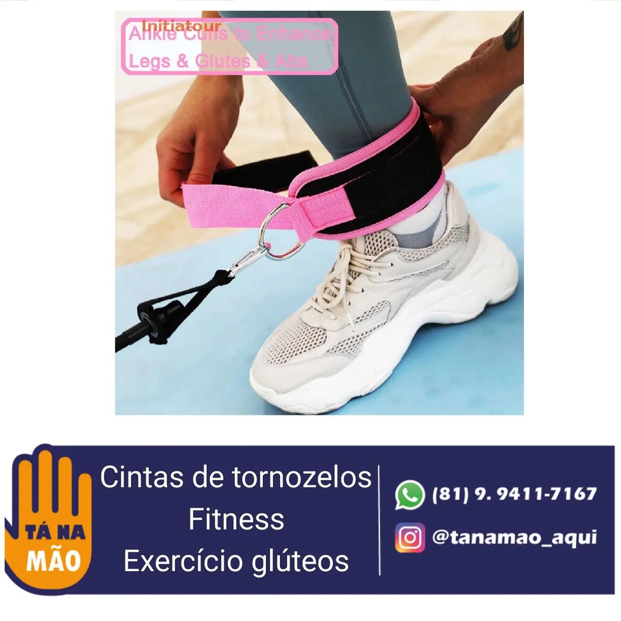 Cintas de tornozelo para exercícios fitness