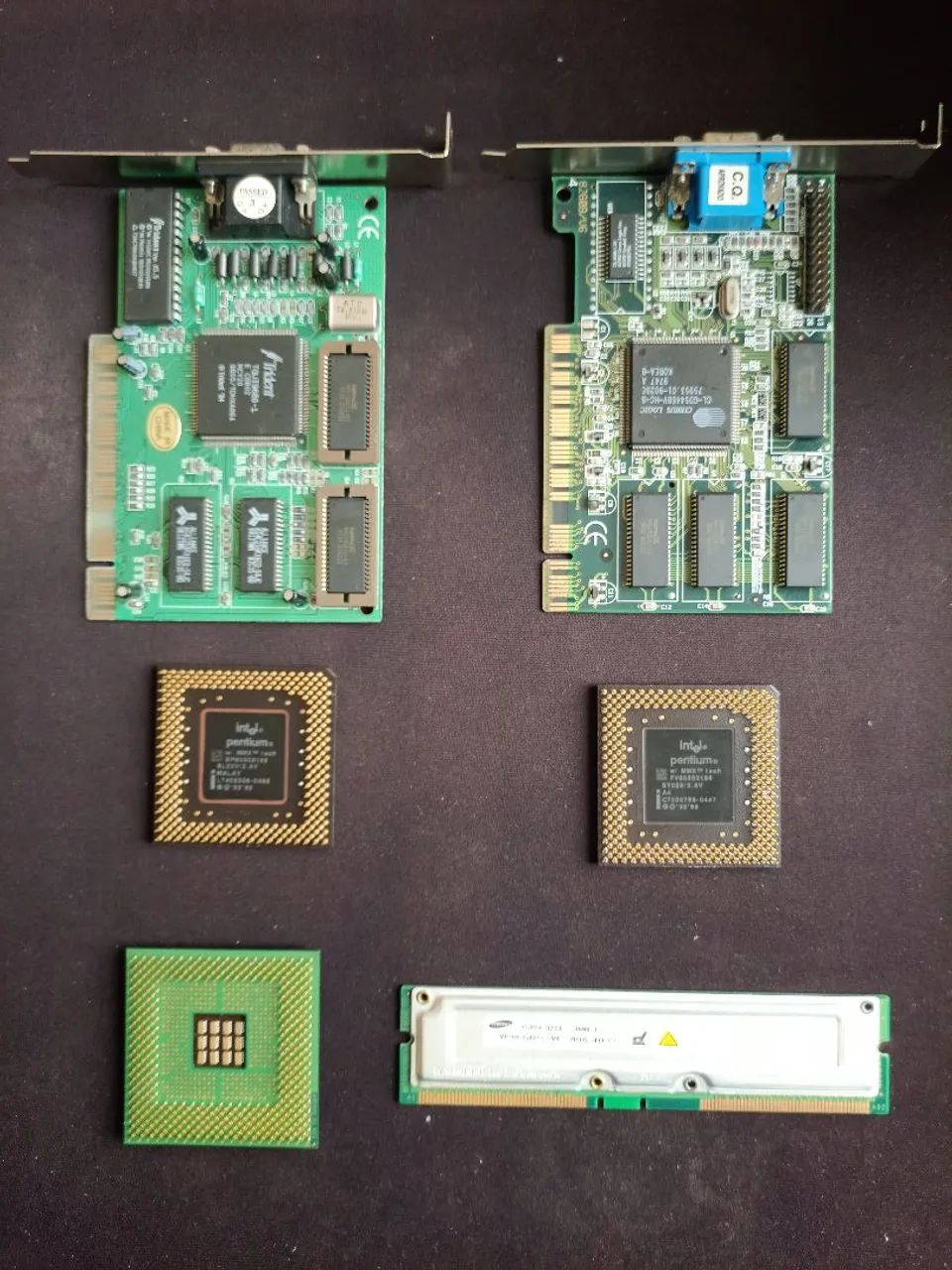 Placa de vídeo PCI e Pentium 166 MMX socket 7  - Foto 2