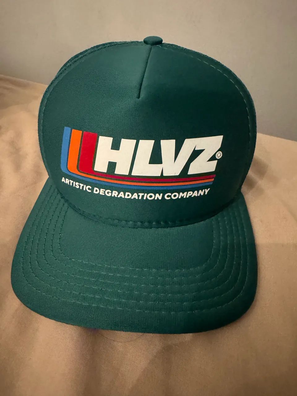 Boné HLVZ trucker verde