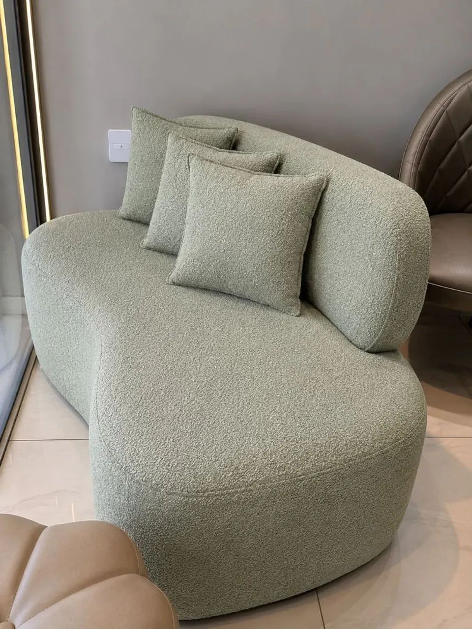 Sofá orgânico 1.30 Na cor de sua preferência  - Foto 4