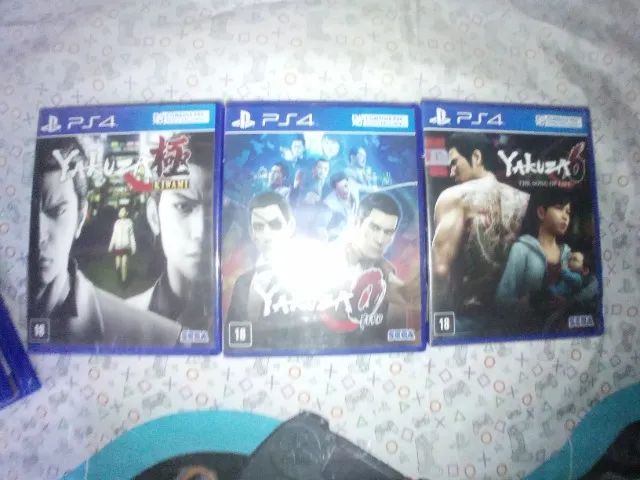 yakuza sao 3 jogos ps4 lacrado