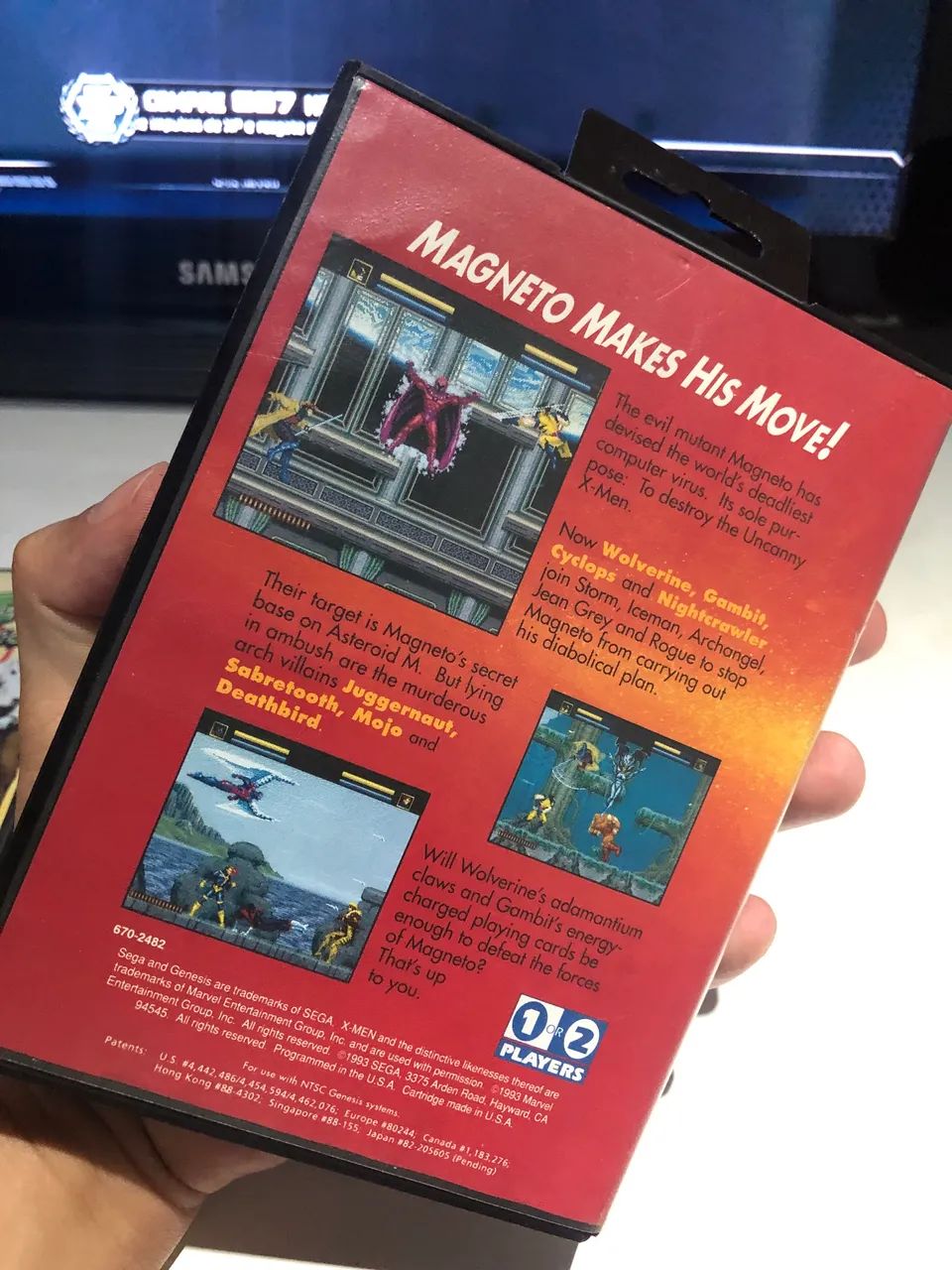 X-Men Mega Drive Original sem manual - Foto 2