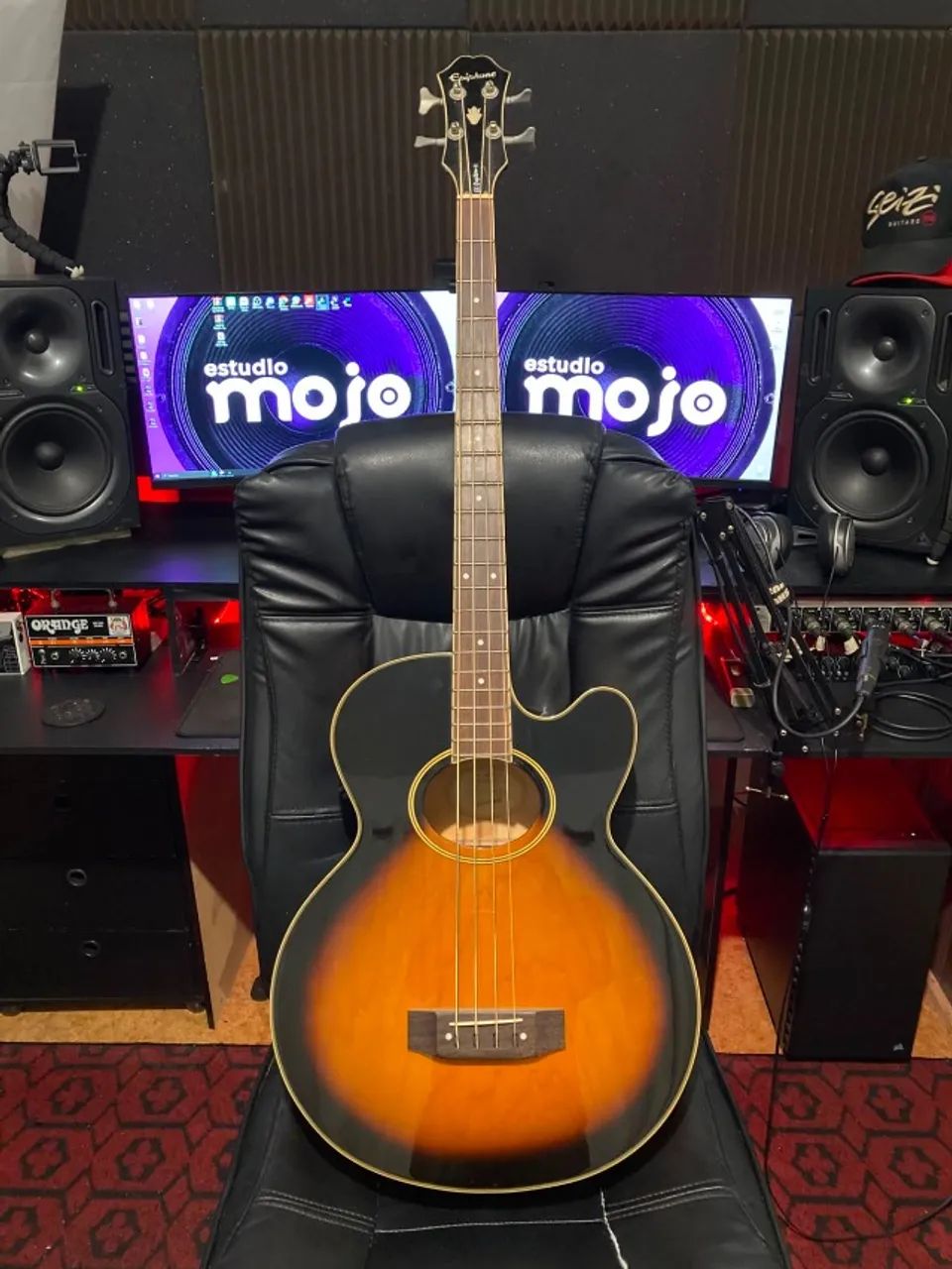 Baixolão Elétrico Epiphone El Captain EL-CAP 4C VS