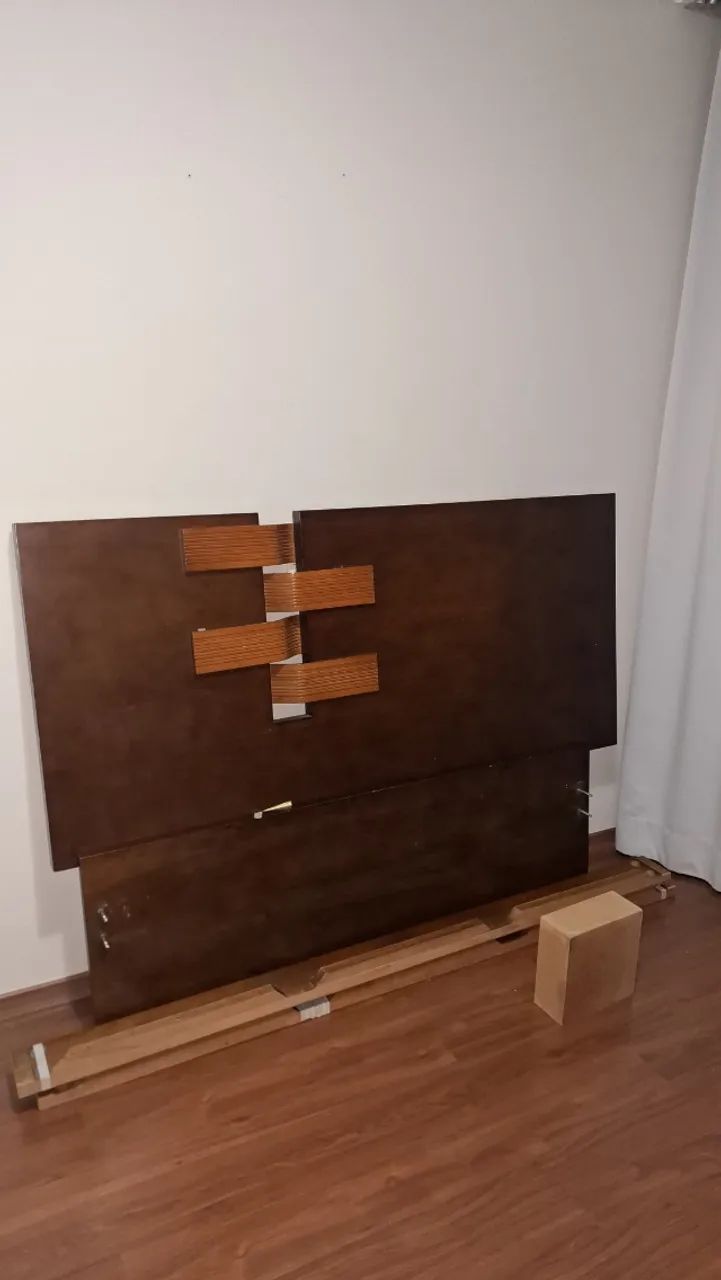 Cama de Casal Lider em Madeira, sem colchão - Foto 2