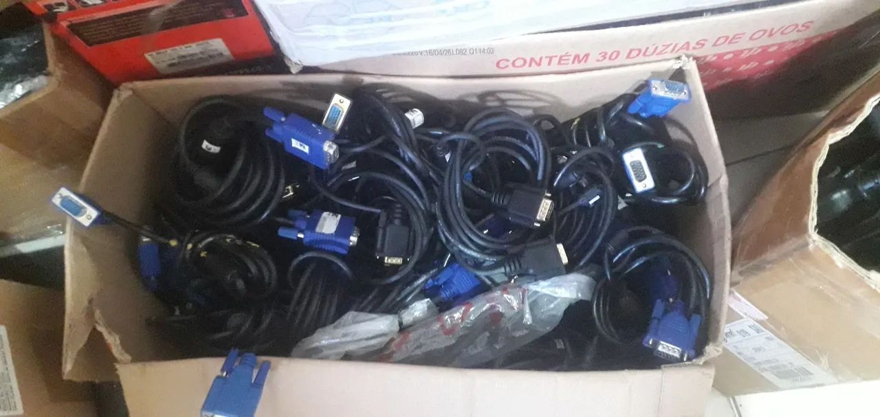 Lote de cabo VGA 20 peças 