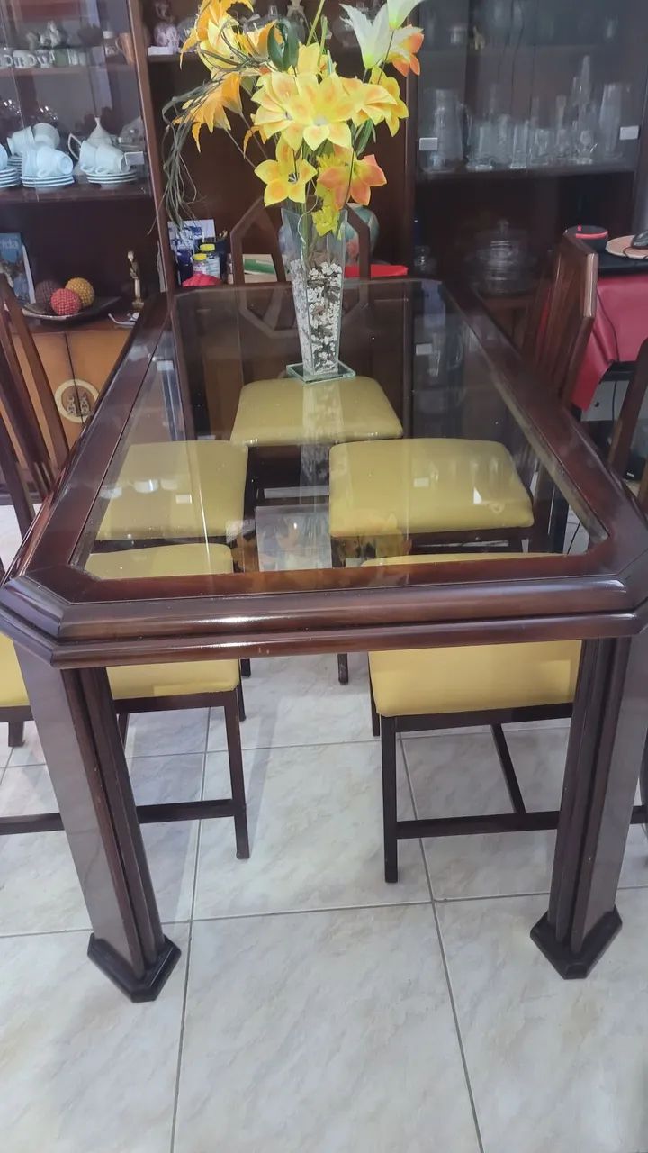 Mesa de jantar com 6 cadeiras - Foto 2